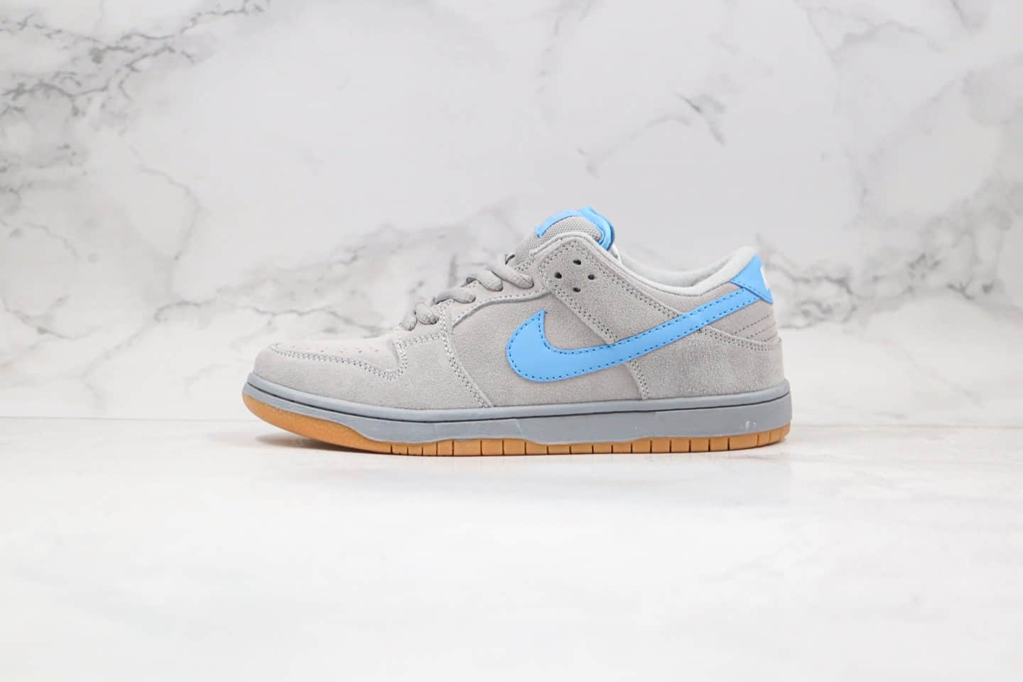 耐克Nike Dunk Low Pro 2020纯原版本低帮SB DUNK灰蓝色板鞋内置Zoom气垫原楦头纸板打造 货号:304292-022