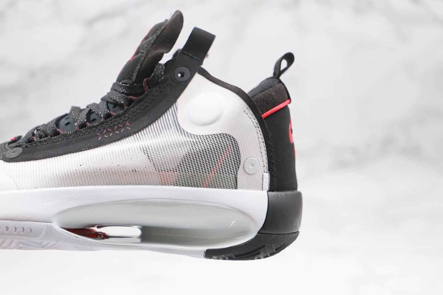 乔丹Air Jordan XXXIV Eclipse纯原版本高帮篮球鞋AJ34黑白色篮球鞋内置真实气垫支持实战 货号:BQ3381-100