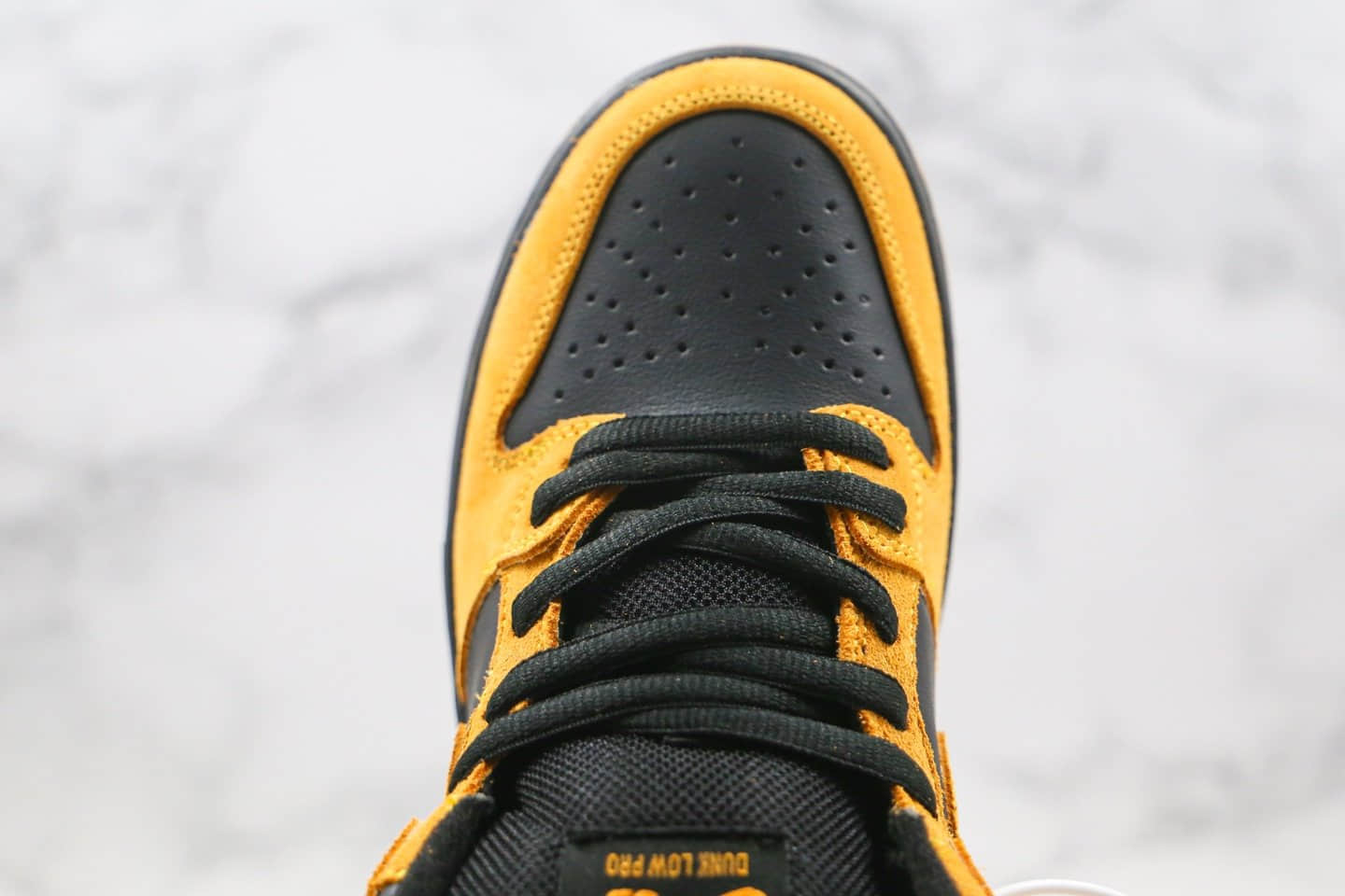 耐克Nike Dunk Low Pro 2020版纯原版本低帮SB DUNK板鞋黑黄色内置气垫 货号:304292-706