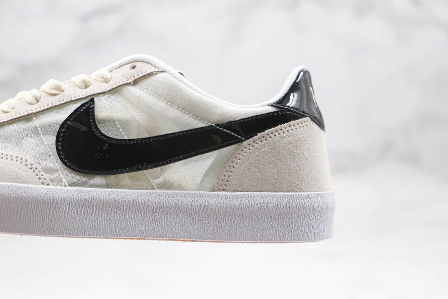 耐克Nike Killshot II MESH纯原版本低帮SB板鞋冰丝网纱白黑色原档案数据开发 货号:432997-021