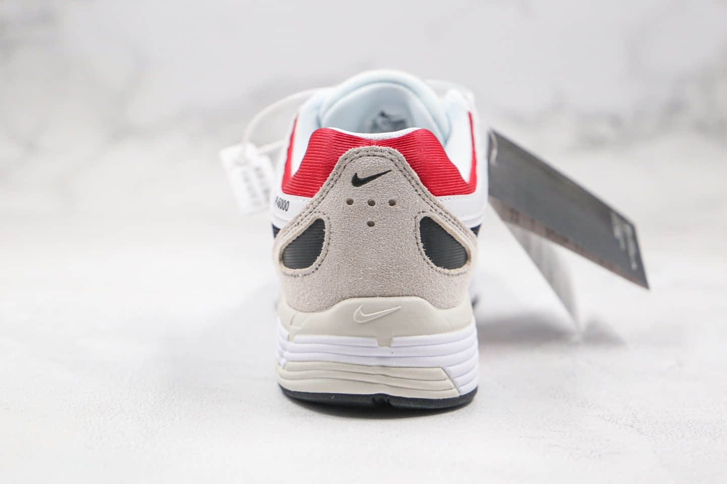 耐克Nike P-6000纯原版本复古科技个性老爹鞋白黑红色原盒原标 货号:CV3038-100