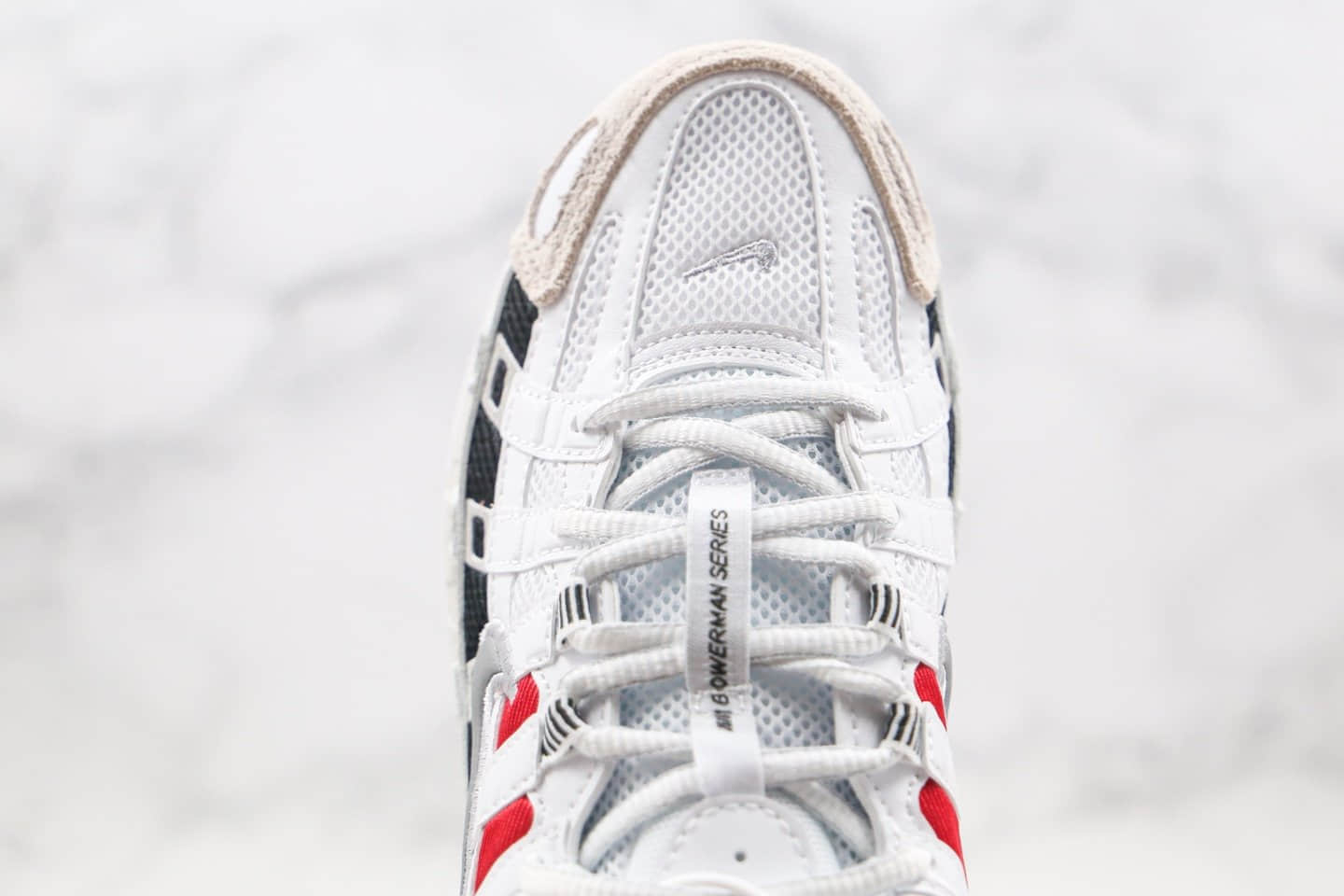 耐克Nike P-6000纯原版本复古科技个性老爹鞋白黑红色原盒原标 货号:CV3038-100