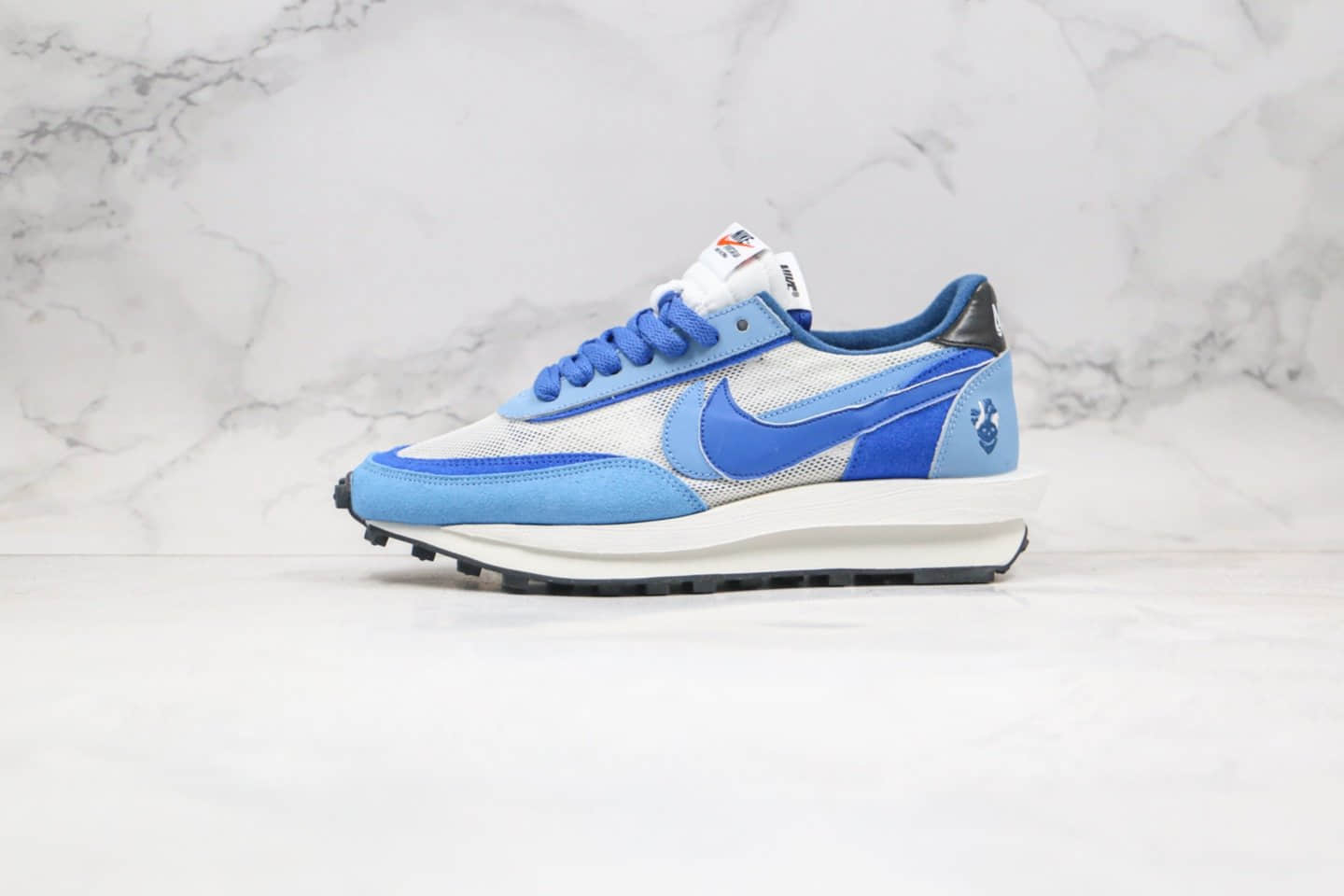 耐克Nike LVD Waffle Daybreak x Sacai联名款纯原版本低帮华夫走秀鞋白蓝色原楦头纸板打造原盒原标 货号:BV2552-401