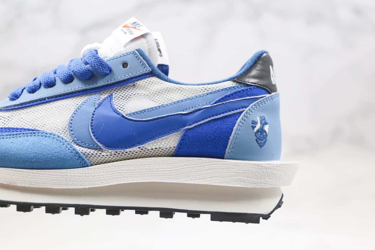 耐克Nike LVD Waffle Daybreak x Sacai联名款纯原版本低帮华夫走秀鞋白蓝色原楦头纸板打造原盒原标 货号:BV2552-401