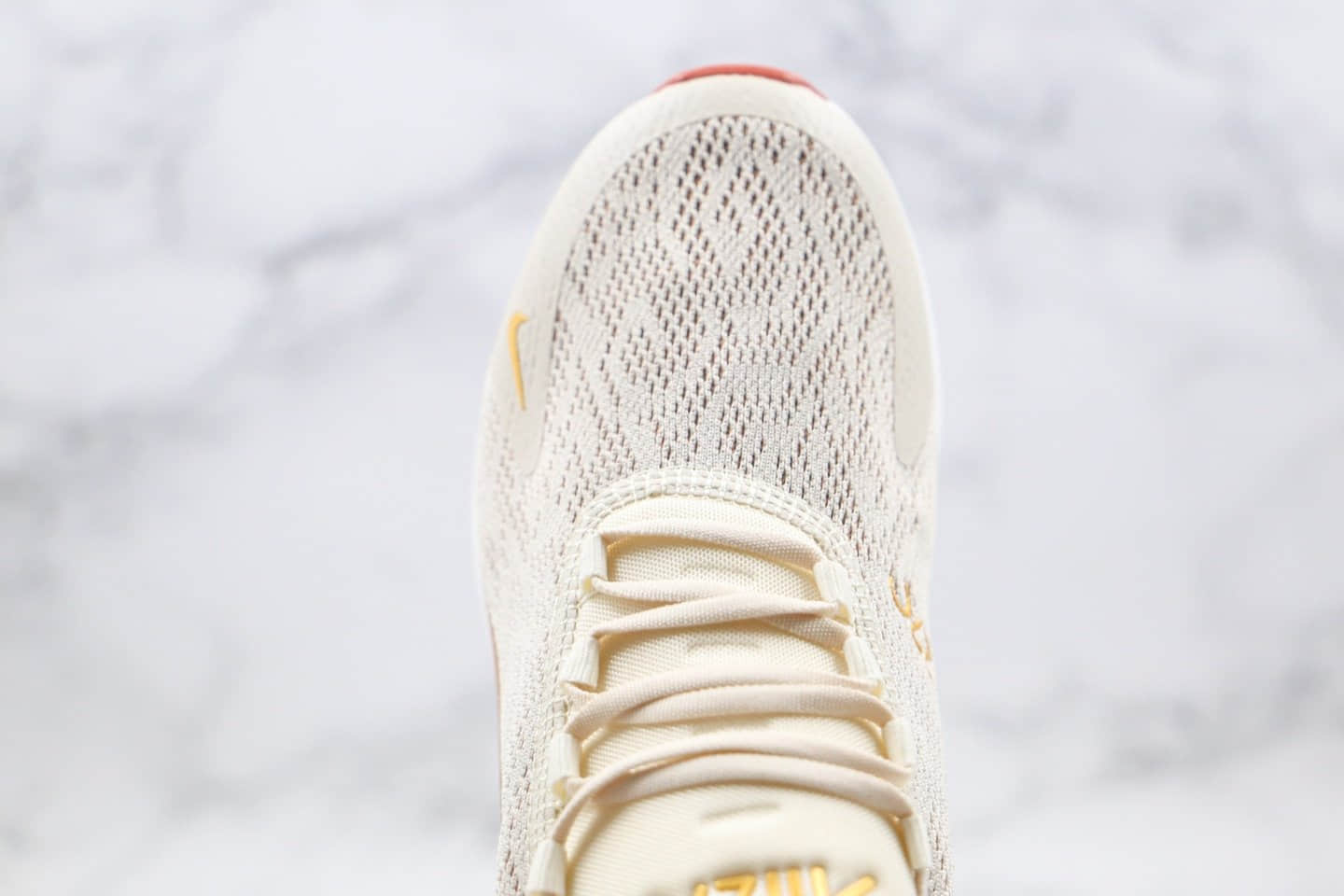 耐克Nike Air Max 270纯原版本半掌气垫Max270米白红色满天星内置真小潘气垫原盒原标 货号:AH6789-203