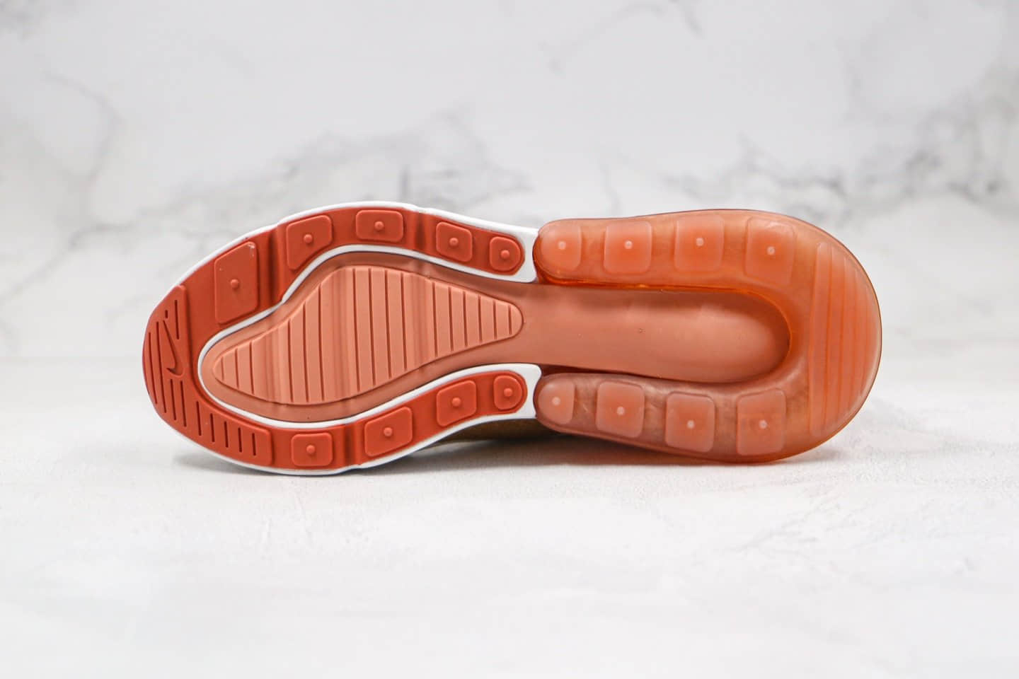 耐克Nike Air Max 270纯原版本半掌气垫Max270米白红色满天星内置真小潘气垫原盒原标 货号:AH6789-203