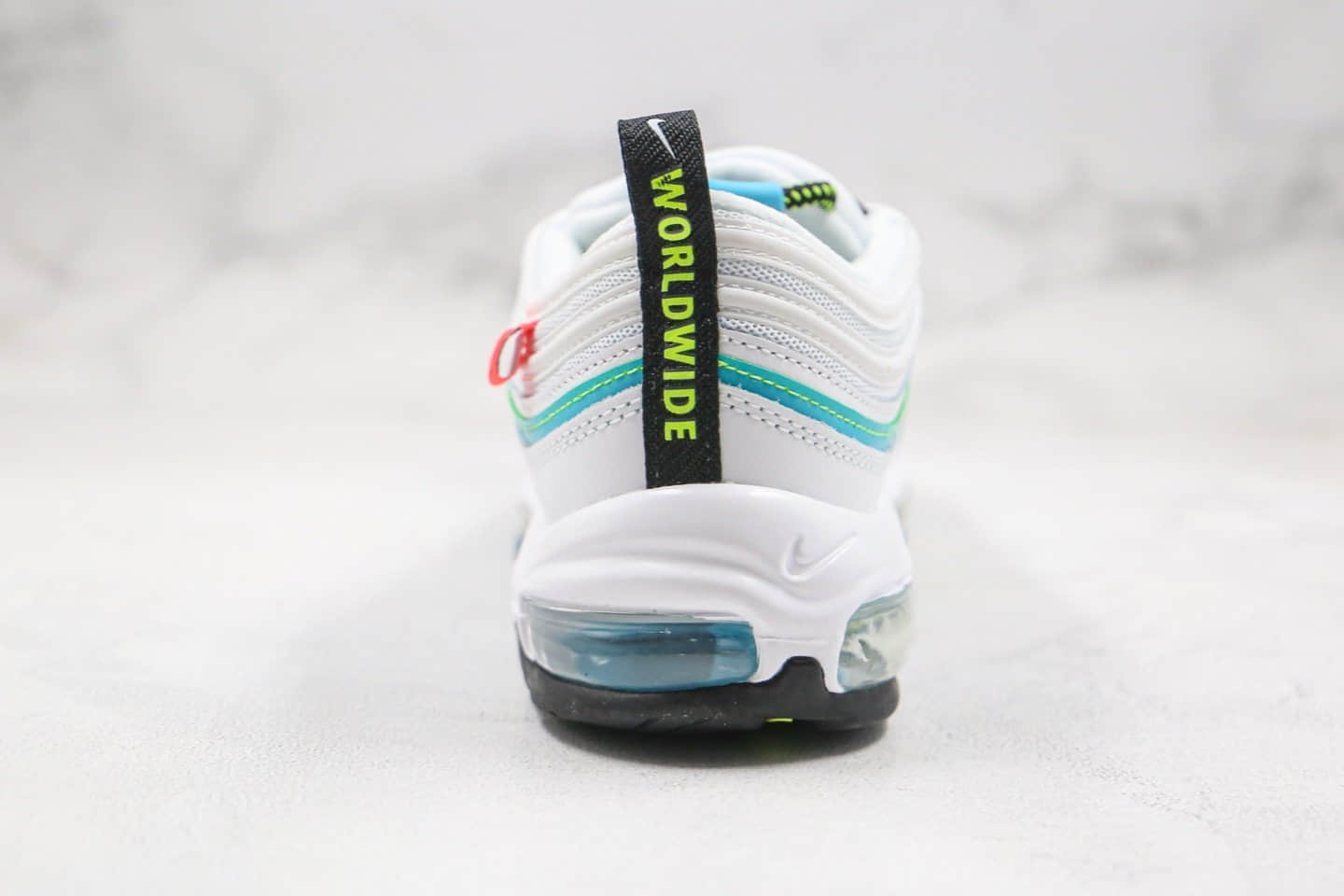 耐克Nike Air Max 97 Soft Pink纯原版本地球子弹头Max97气垫鞋渐变绿色内置真实气垫 货号:CZ5607-100