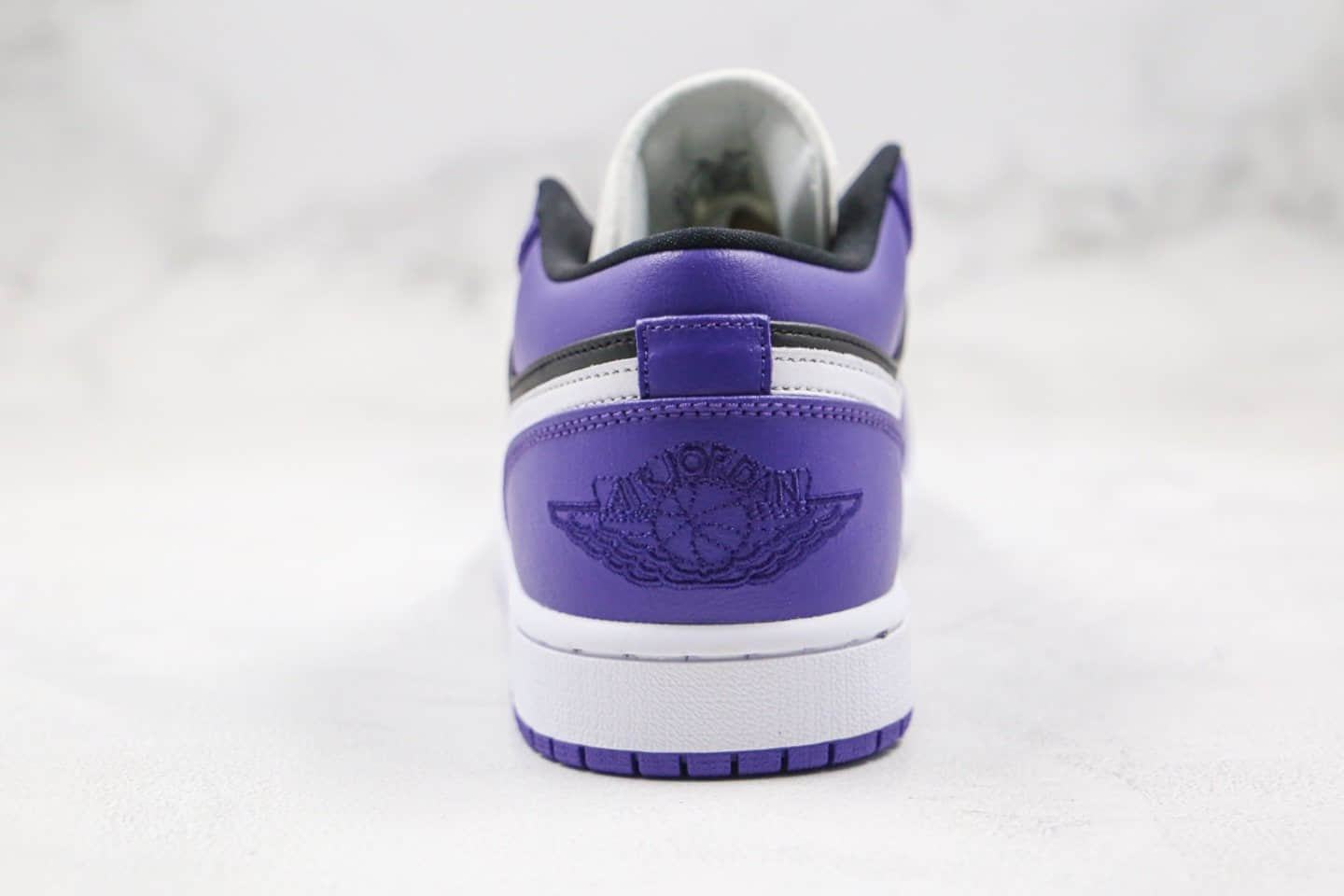 乔丹Air Jordan 1 Low Shadow纯原版本低帮AJ12020款黑紫葡萄配色原档案数据开发 货号:553558-501