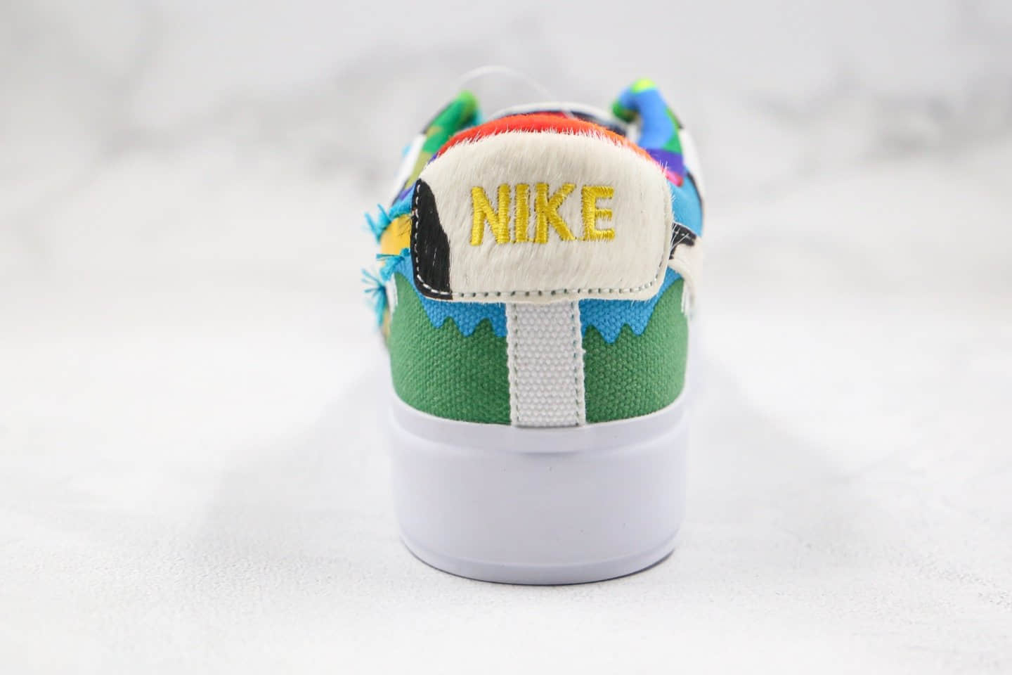 耐克Nike SB Blazer Edge纯原版本低帮开拓者拆线牛奶冰淇淋涂鸦配色板鞋区别市面通货版本 货号:CI3833-600