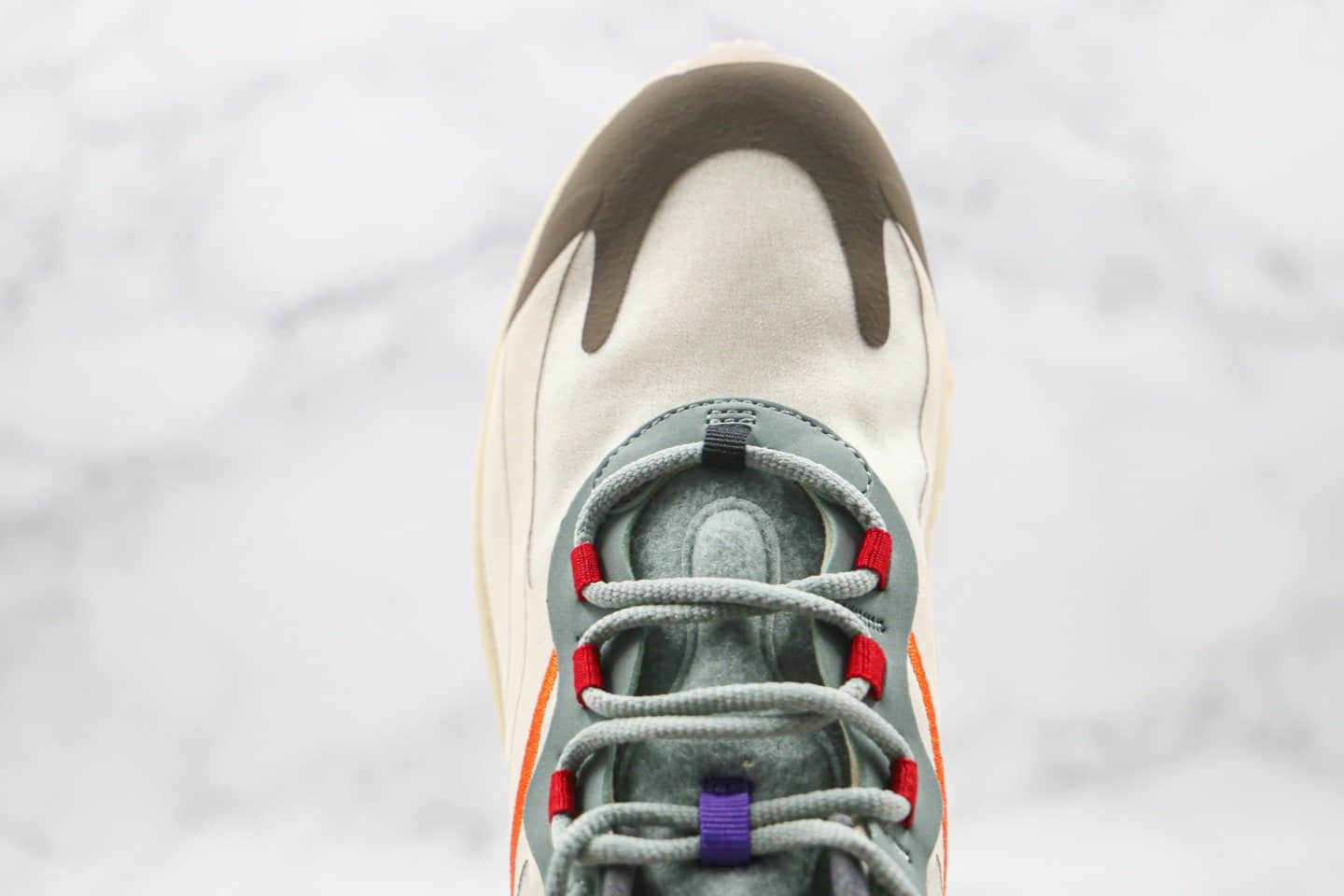 耐克Travis Scott x Nike Air Max 270 React纯原版本TS联名气垫跑鞋淡奶油倒钩原楦开发 货号:CV2414-200