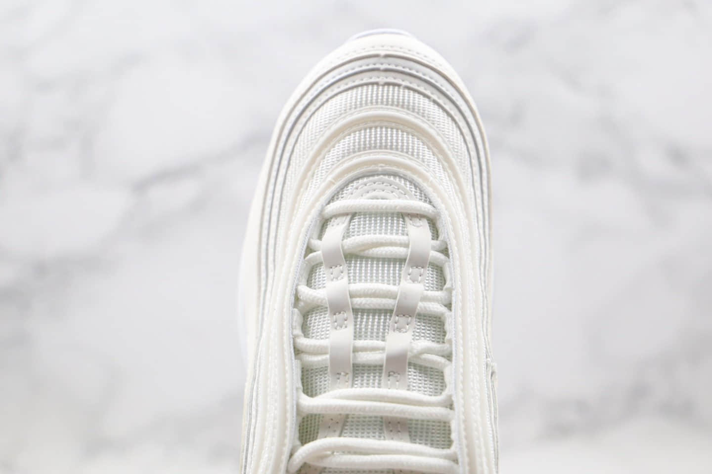 耐克Nike Air Max 97 SE纯原版本子弹头气垫鞋Max97白色内置真小潘气垫原档案数据开发 货号:921733-100