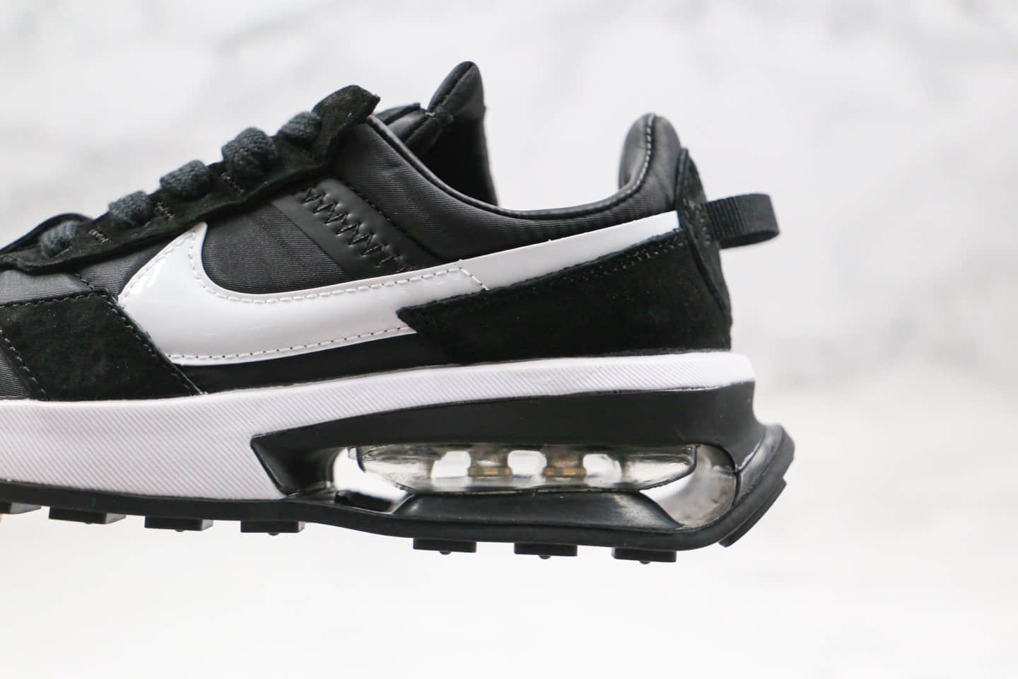 耐克Nike Air Max 270 Pre-Day系列气垫鞋纯原版本尼龙布黑白色内置真Max可视气垫 货号:971265-002