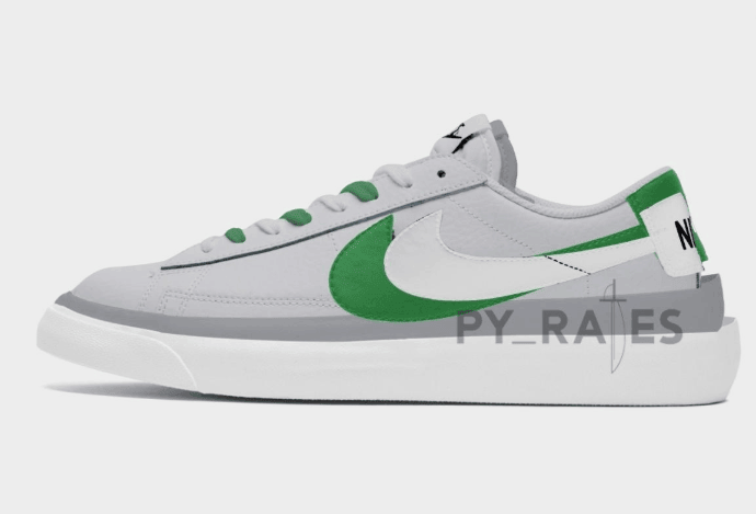 Sacai x Nike新联名渲染图曝光!还是熟悉的解构手法!