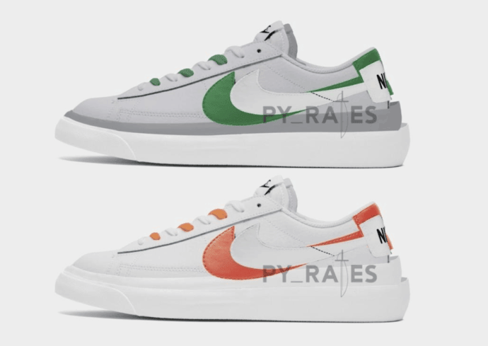 Sacai x Nike新联名渲染图曝光!还是熟悉的解构手法!