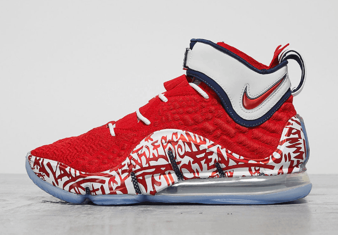 大红涂鸦装扮！第三双 LeBron 17 “Graffiti”首度曝光！ (ID:44839) - 图片1