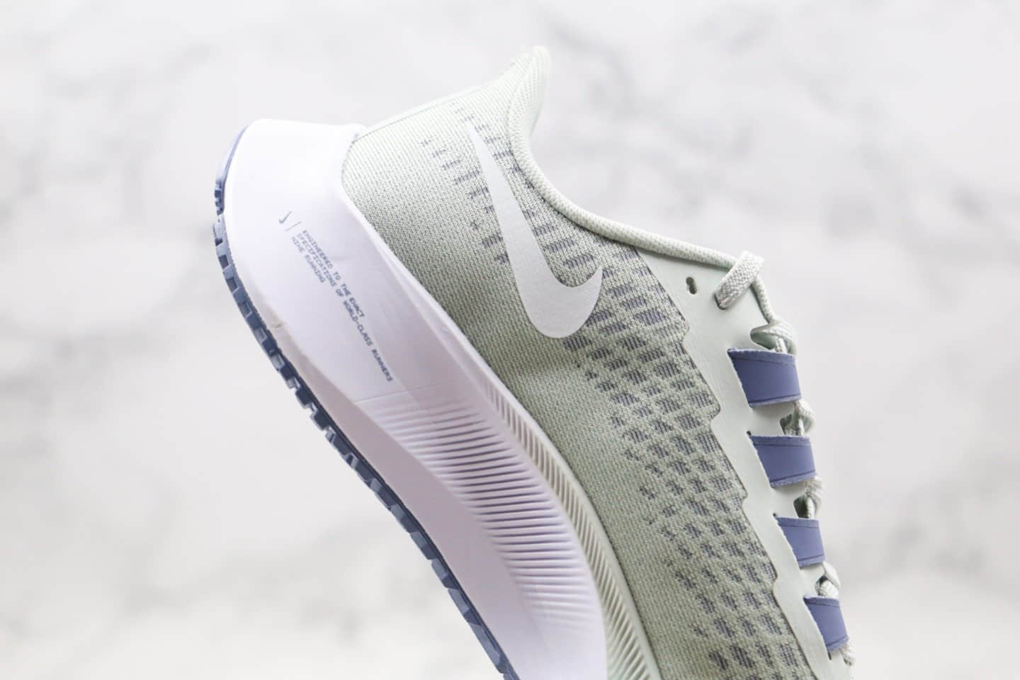 耐克Nike Zoom Pegasus 37公司级版本登月37代超轻网面透气跑步鞋灰绿色正确鞋盒钢印 货号:BQ9647-006