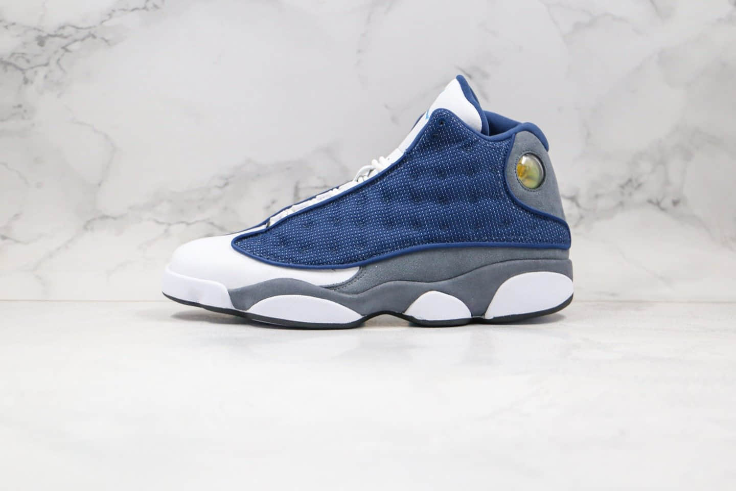 乔丹Air Jordan 13“Flint”纯原版本AJ13 GIGI梁咏琪同款海军蓝原档原盒支持实战 (ID:44948) - 图片1