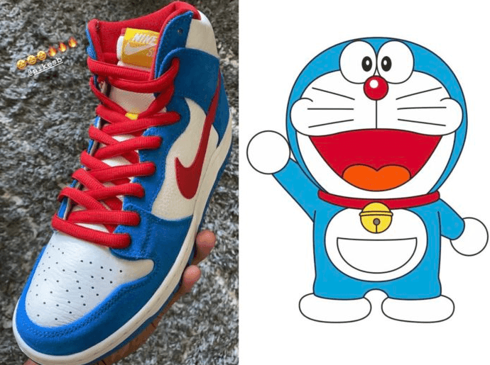 庆祝哆啦 A 梦诞生50周年！机器猫Nike SB Dunk High惊艳亮相！ (ID:44992) - 图片1