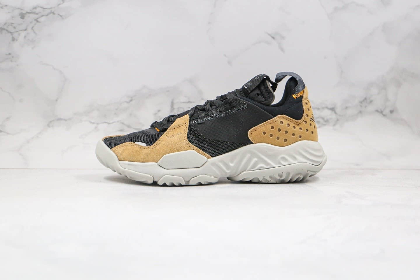 乔丹Air Jordan Delta React纯原版本陈冠希同款机能火星老爹鞋黑棕色原档案数据开发原盒原标 (ID:45262) - 图片1