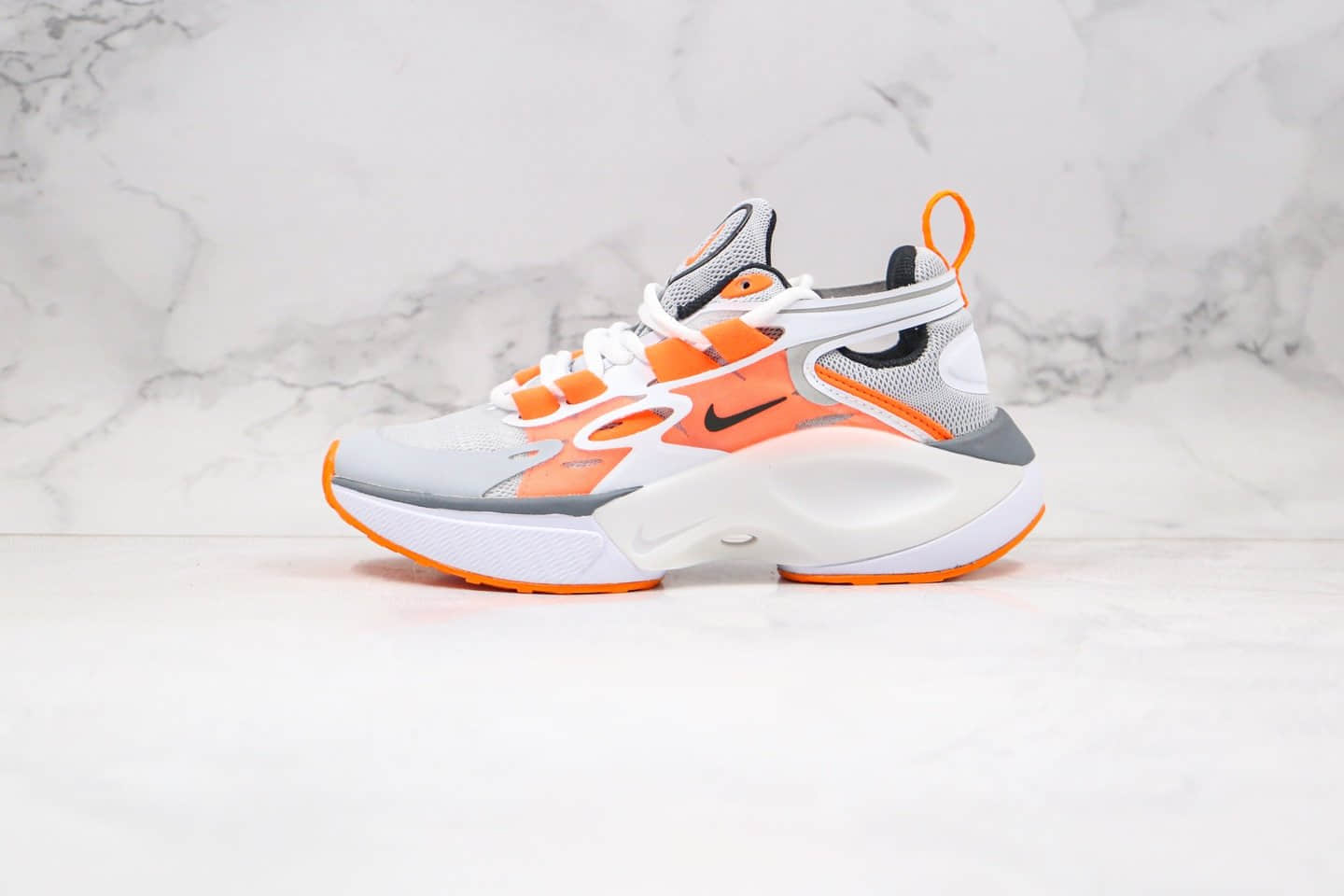 耐克Nike Signal DIMSIX Nike N110 D MS X Phantom纯原版本幻影信号老爹鞋灰橙色原盒原标正确鞋面蝉翼网纱料 货号:AT5303-126
