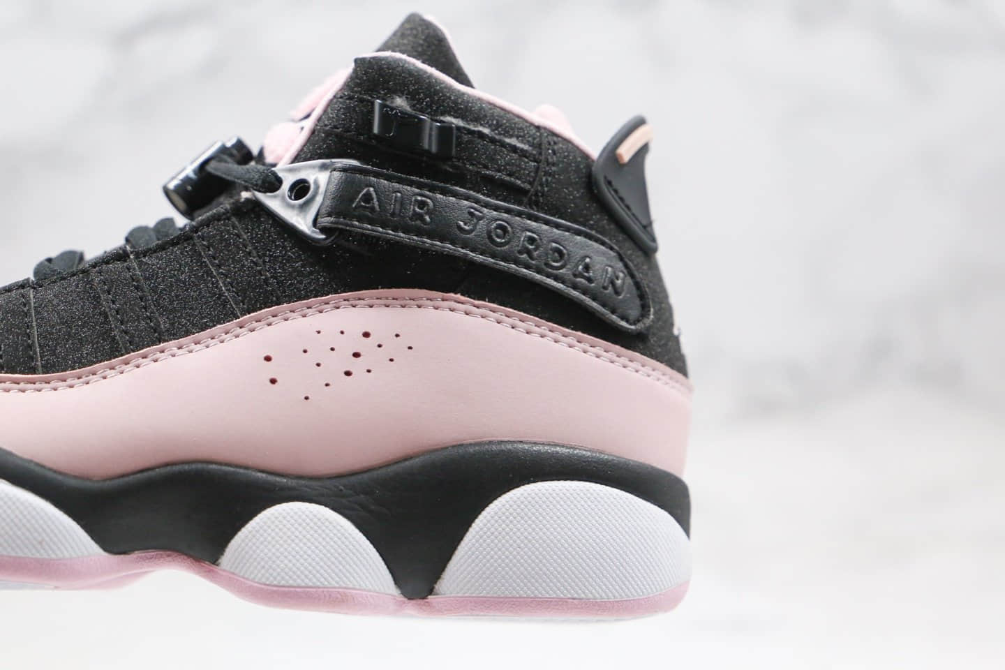 乔丹Air Jordan 6 RIngs纯原版本六冠王AJ6樱花粉配色篮球鞋内置碳板原盒原标 货号:323399-006