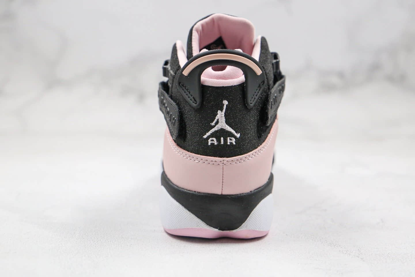 乔丹Air Jordan 6 RIngs纯原版本六冠王AJ6樱花粉配色篮球鞋内置碳板原盒原标 货号:323399-006