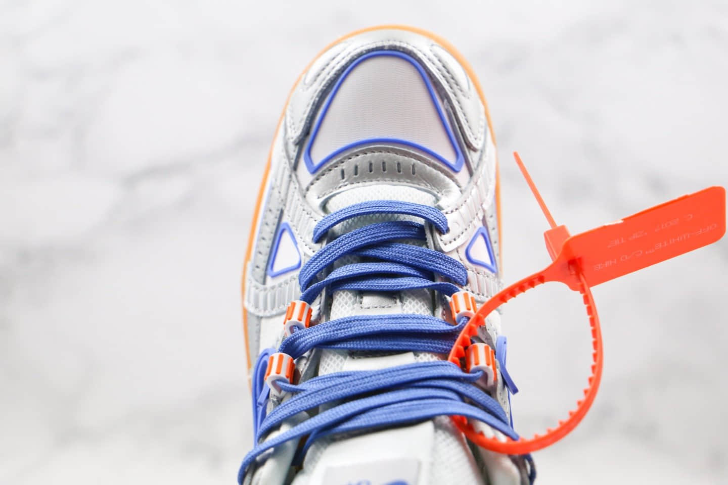 耐克Nike Air Off-White™ x Rubber Dunk纯原版本联名款坦克白蓝色DUNK板鞋原楦头纸板打造 货号:CU6015-100