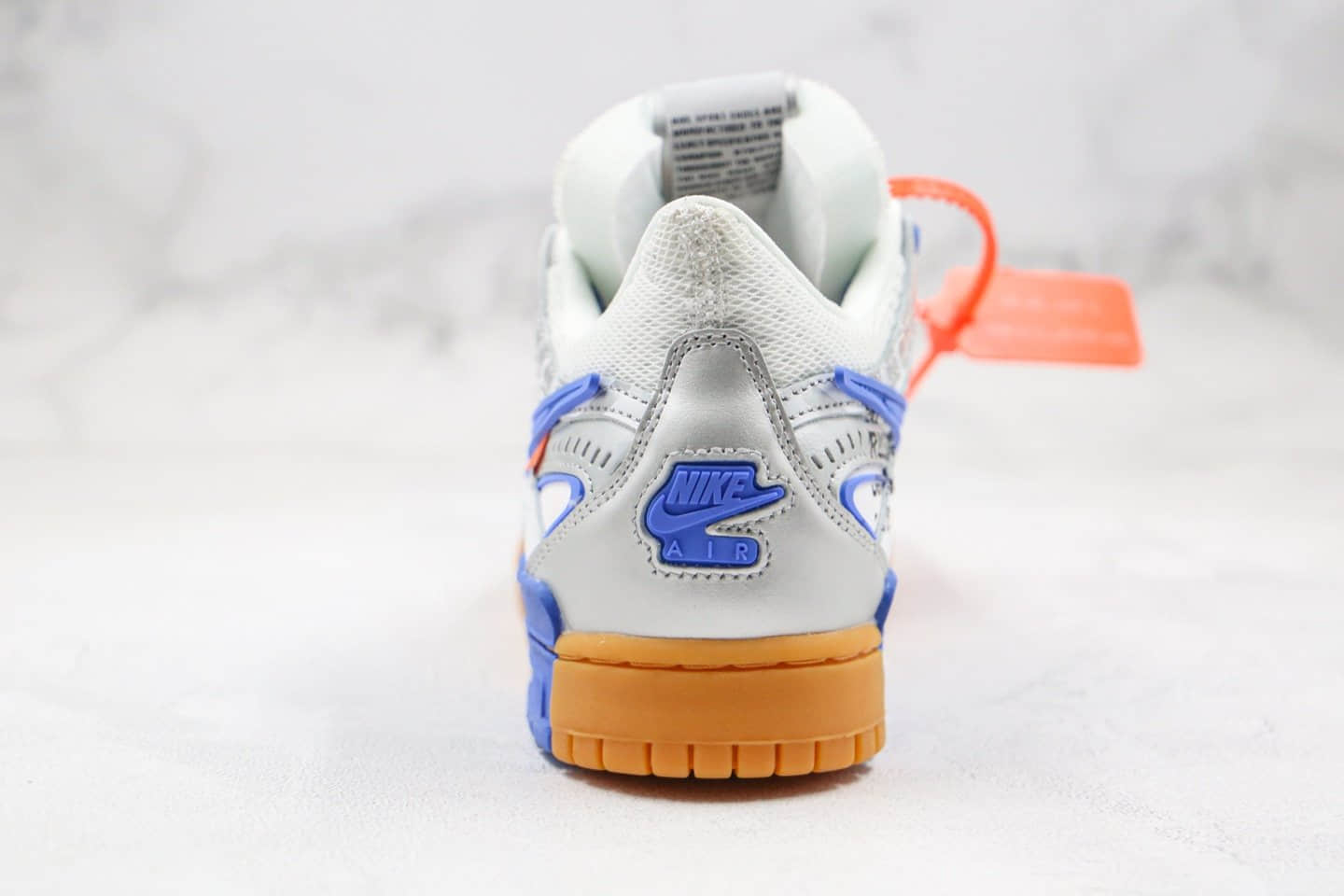耐克Nike Air Off-White™ x Rubber Dunk纯原版本联名款坦克白蓝色DUNK板鞋原楦头纸板打造 货号:CU6015-100