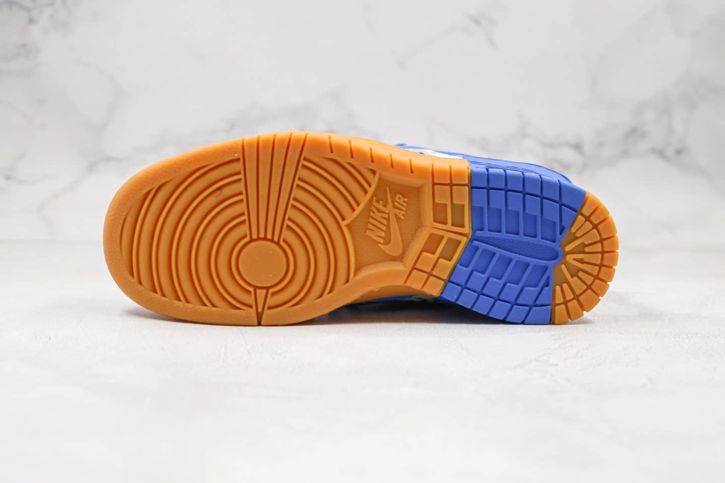 耐克Nike Air Off-White™ x Rubber Dunk纯原版本联名款坦克白蓝色DUNK板鞋原楦头纸板打造 货号:CU6015-100