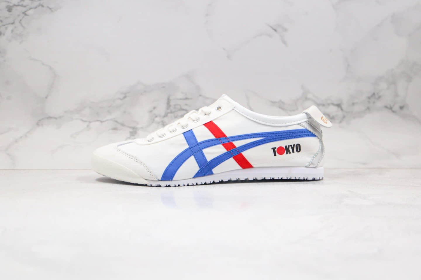 亚瑟士Asics onitsuka tiger X TOKYO纯原版本鬼冢虎东京限定联名款白蓝色内置芯片原厂防水面料 (ID:45544) - 图片1