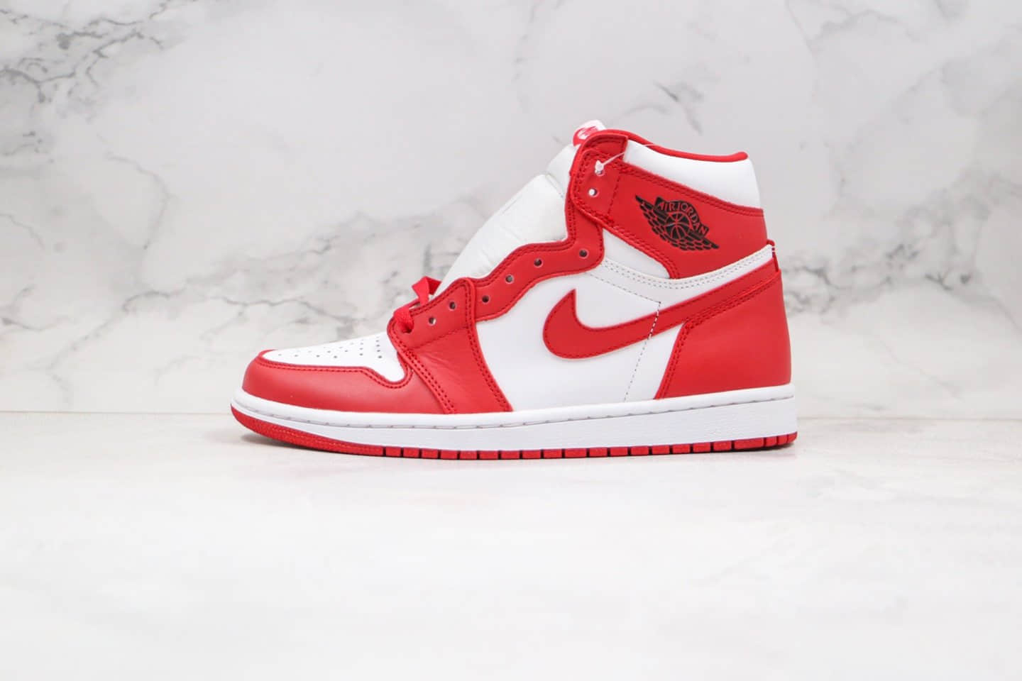 乔丹Air Jordan 1 High ’85 New Beginnings纯原版本高帮AJ1翻转白红芝加哥配色正确后跟定型原盒原标 (ID:45592) - 图片1