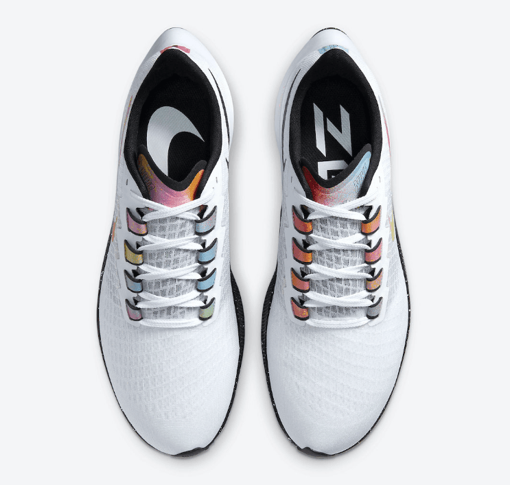 Nike飞马37全新配色释出官图！彩色泼墨绝对抢眼！ 货号：CZ7864-100
