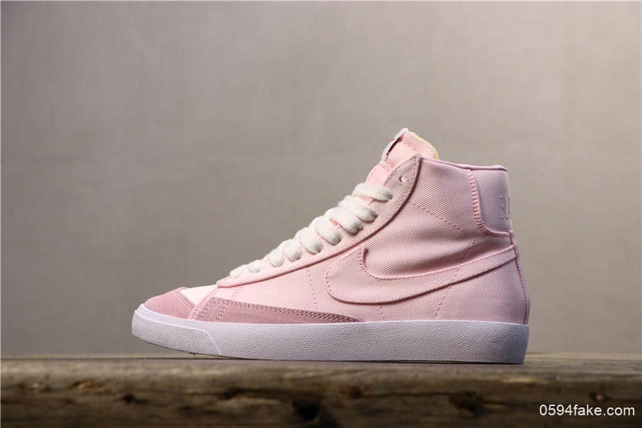 Nike Blazer Mid ’77 VNTG WE耐克开拓者粉色公司级带半码 全新开发楦型纸板 (ID:4582) - 图片1