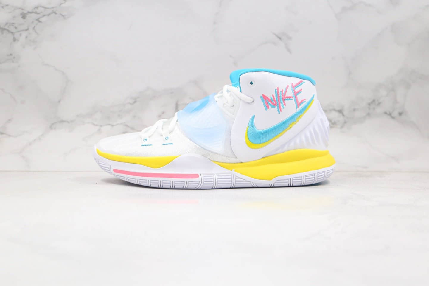 耐克Nike Kyrie 6纯原版本欧文6代实战篮球鞋涂鸦南海岸内置气垫 (ID:45894) - 图片1