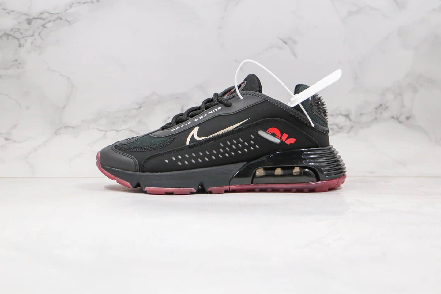 耐克Nike Air Max 2090 Neymar Jr纯原版本内马尔联名款Max2090气垫鞋黑酒红配色内置真气垫 (ID:46007) - 图片1