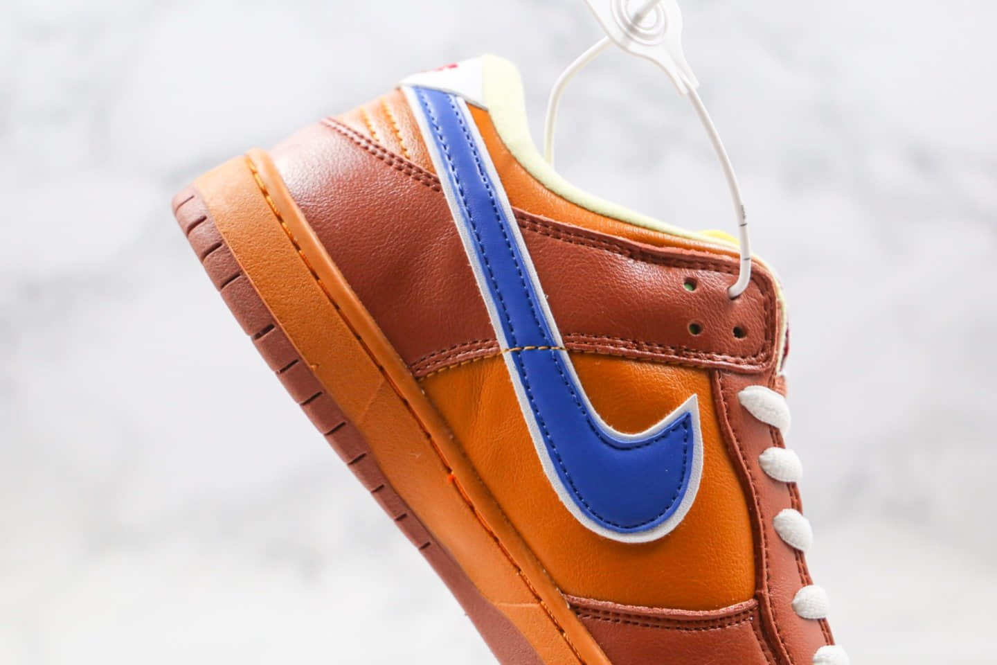 耐克Nike Dunk Low Pro 2020版纯原版本低帮啤酒棕蓝小麦色SB DUNK板鞋内置Zoom气垫 货号:3131170-741