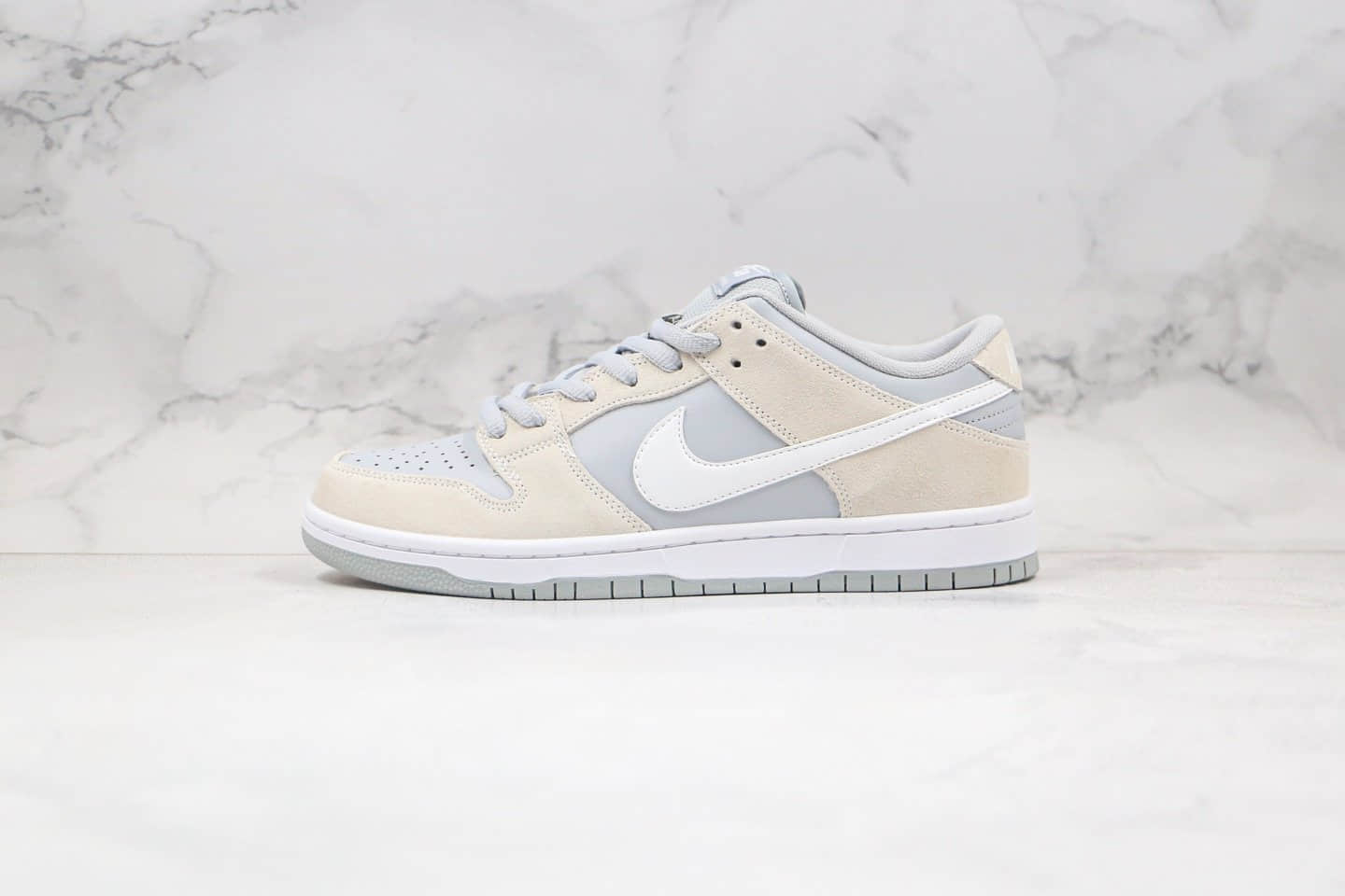 耐克Nike SB Dunk Low Summit White Wolf Grey TRD纯原版本低帮SB DUNK北极狐灰白配色原楦头纸板打造 (ID:46071) - 图片1