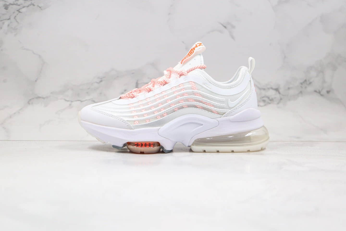 耐克Nike Air Max Zoom 950 Af1-TYpe公司级版本超跑系列Max950跑鞋白粉色原盒原标 (ID:46231) - 图片1