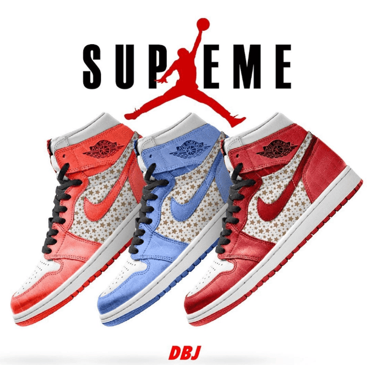 强强联手！Supreme x AJ1联名首度曝光！ (ID:46990) - 图片1