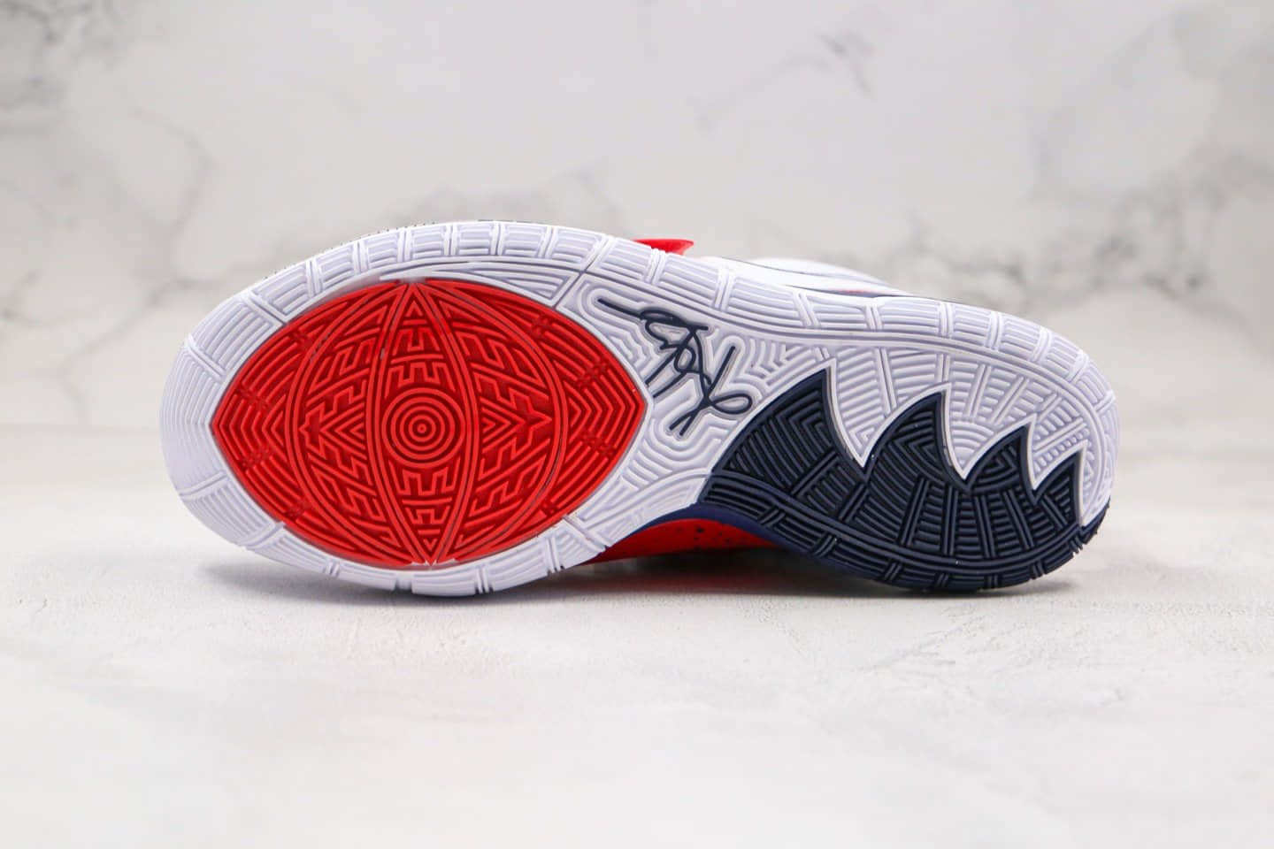 耐克Nike Kyrie 6纯原版本欧文6代白蓝红色篮球鞋内置气垫支持实战 货号:BQ4630-102
