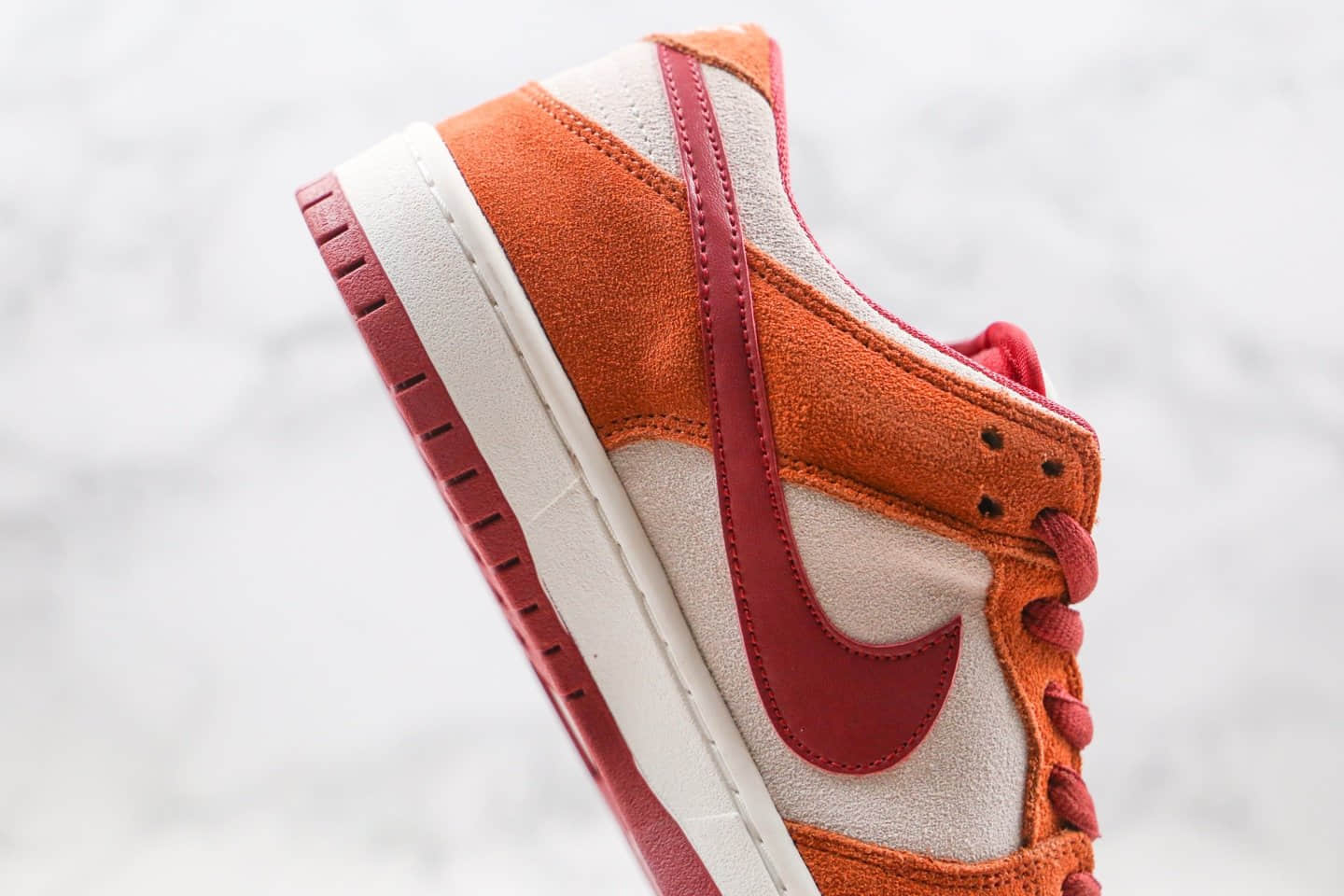 耐克Nike SB Dunk Low Orange label纯原版本低帮SB板鞋扣篮系列白红橘色内置Zoom气垫原楦头纸板打造 货号:BQ6817-202