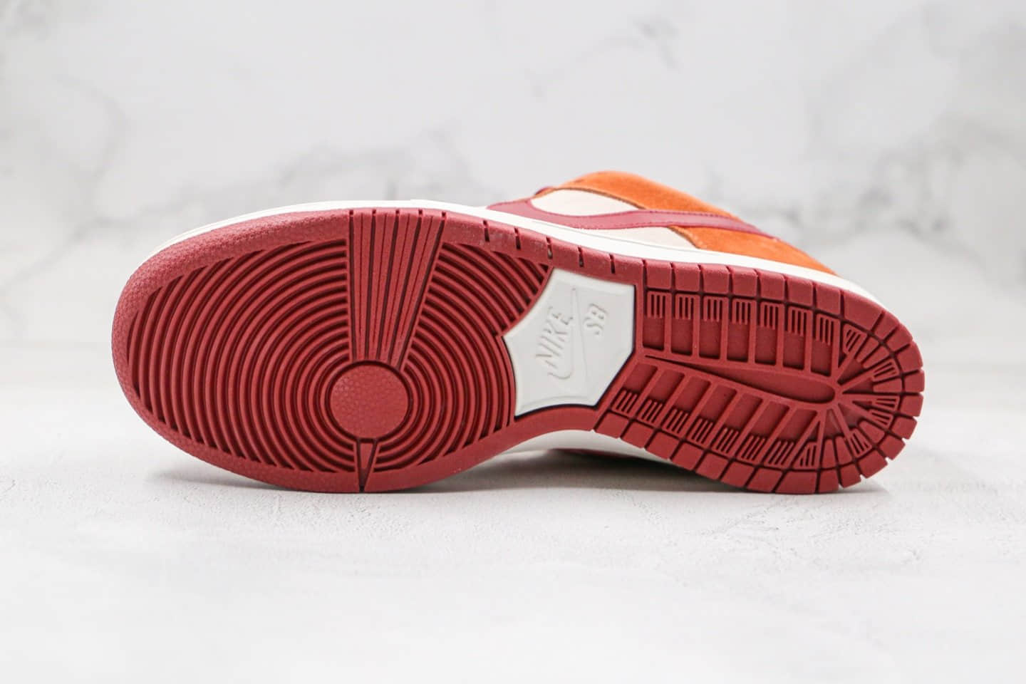 耐克Nike SB Dunk Low Orange label纯原版本低帮SB板鞋扣篮系列白红橘色内置Zoom气垫原楦头纸板打造 货号:BQ6817-202