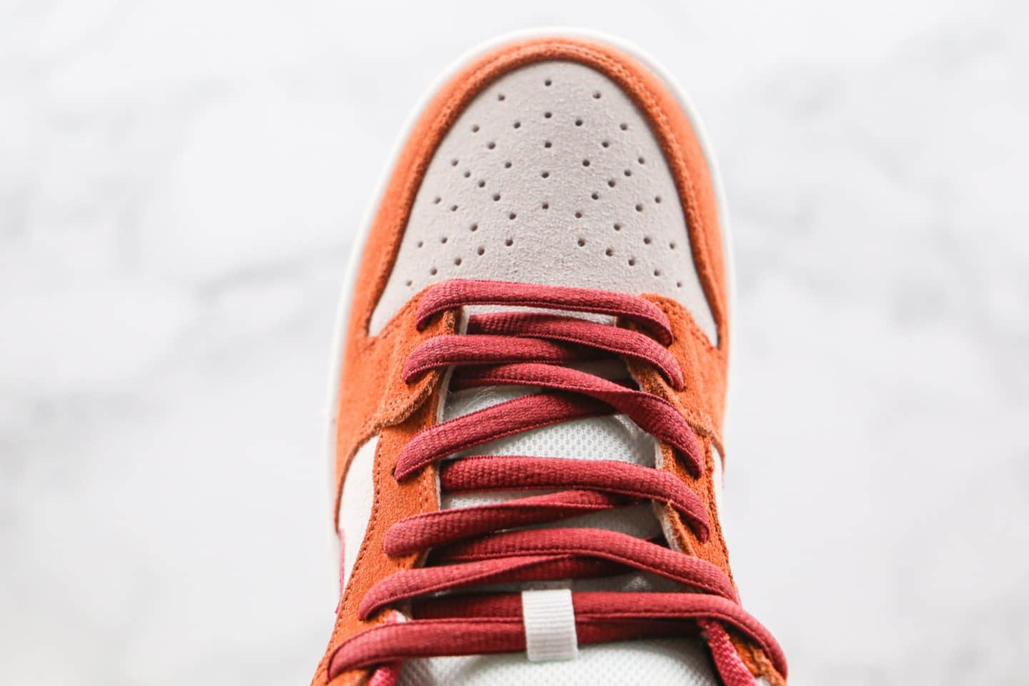 耐克Nike SB Dunk Low Orange label纯原版本低帮SB板鞋扣篮系列白红橘色内置Zoom气垫原楦头纸板打造 货号:BQ6817-202