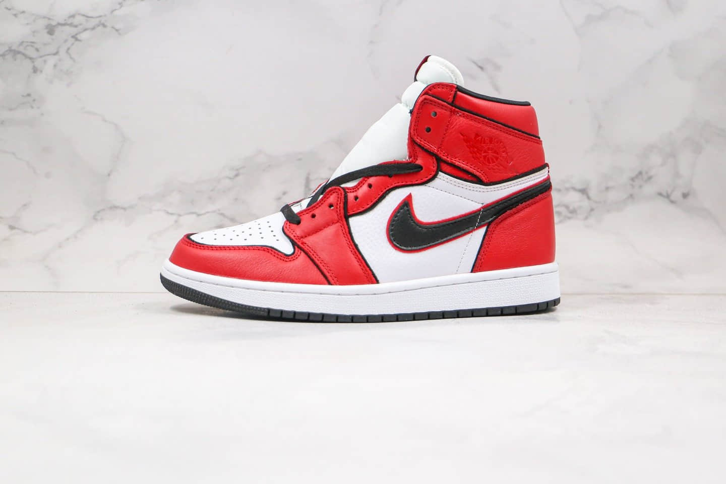 乔丹Air Jordan 1 Bloodline 2.0公司级版本高帮AJ1芝加哥2.0白黑红色正确后跟定型 货号:555088-129