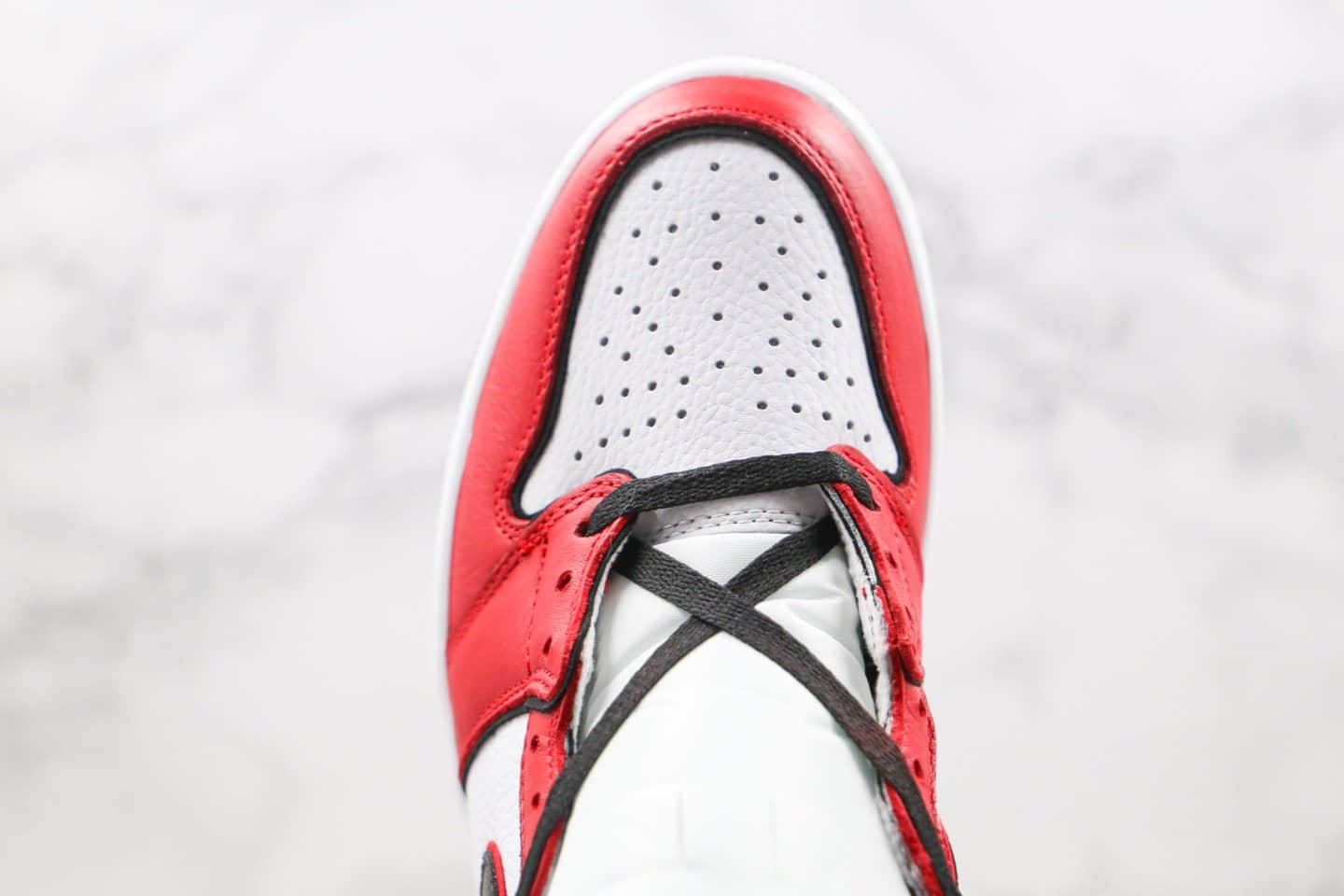乔丹Air Jordan 1 Bloodline 2.0公司级版本高帮AJ1芝加哥2.0白黑红色正确后跟定型 货号:555088-129