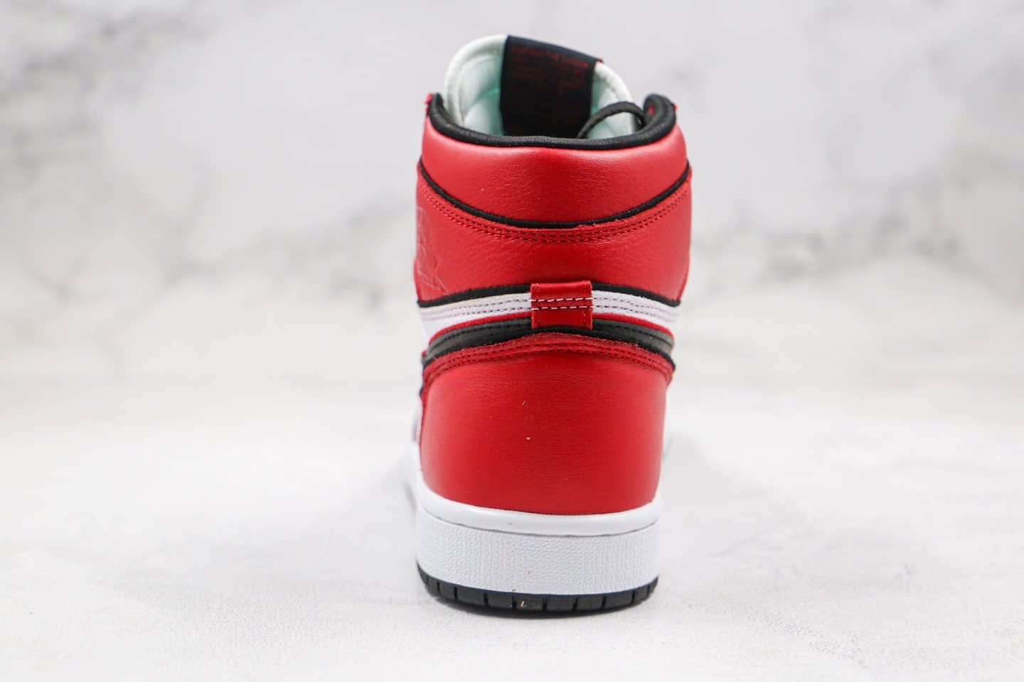 乔丹Air Jordan 1 Bloodline 2.0公司级版本高帮AJ1芝加哥2.0白黑红色正确后跟定型 货号:555088-129