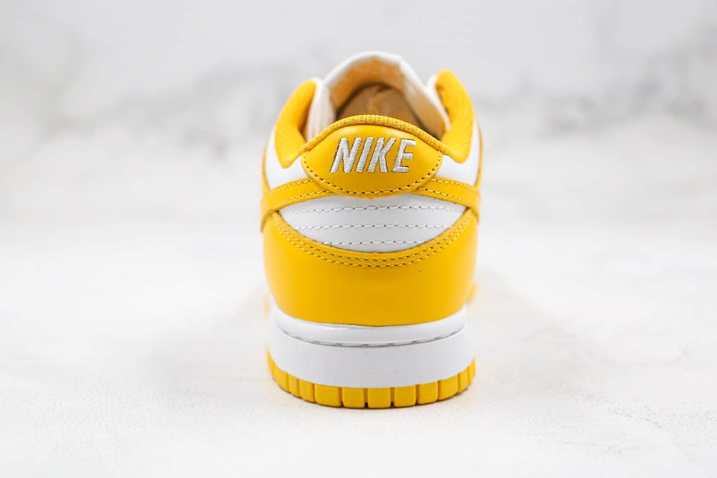 耐克Nike SB Dunk Low SP Syracuse 2020WHITE YELLOW纯原版本低帮SB板鞋黄白色原盒原标内置气垫 货号:CU1726-901