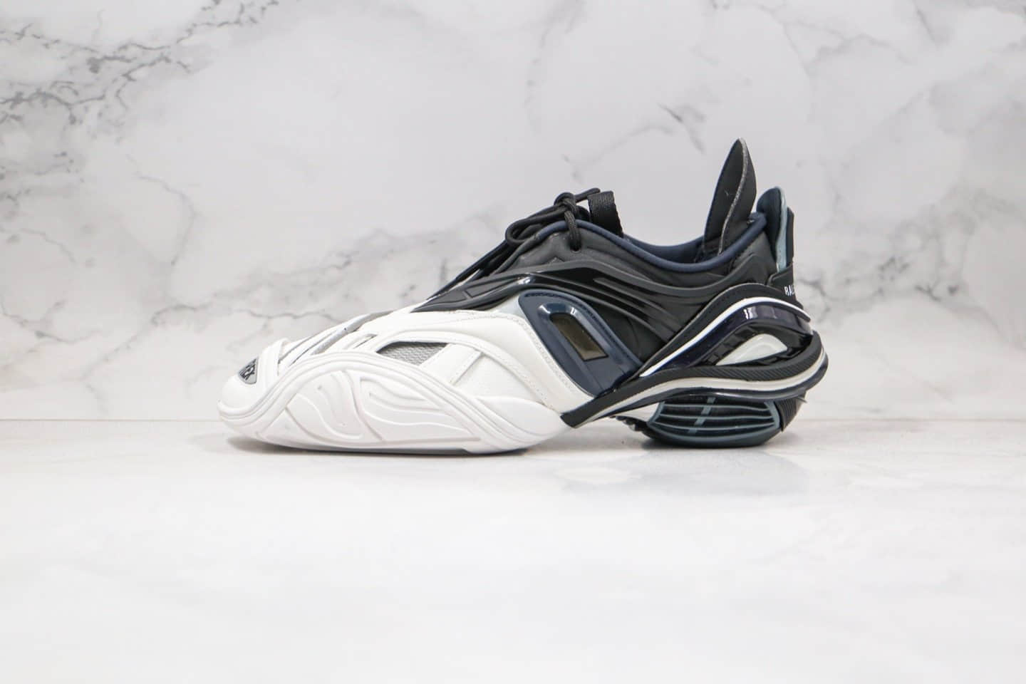 巴黎世家Balenciaga tyrex Sneaker Bicol Or Rubber Mesh Not Wash Black纯原版本复古老爹鞋五代白黑灰色原档案数据开发 (ID:47142) - 图片1