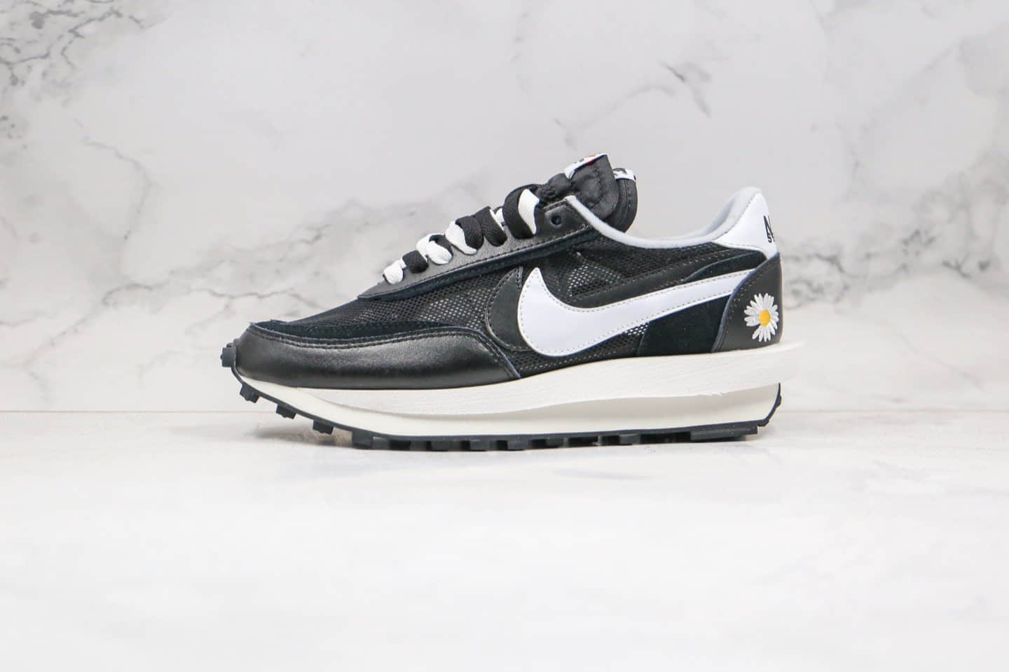 耐克Nike LDV Waffle Daybreak x Sacai x PEACEMINUSONE纯原版本华夫走秀鞋权志龙联名款小雏菊黑色原楦头纸板打造 (ID:47486) - 图片1