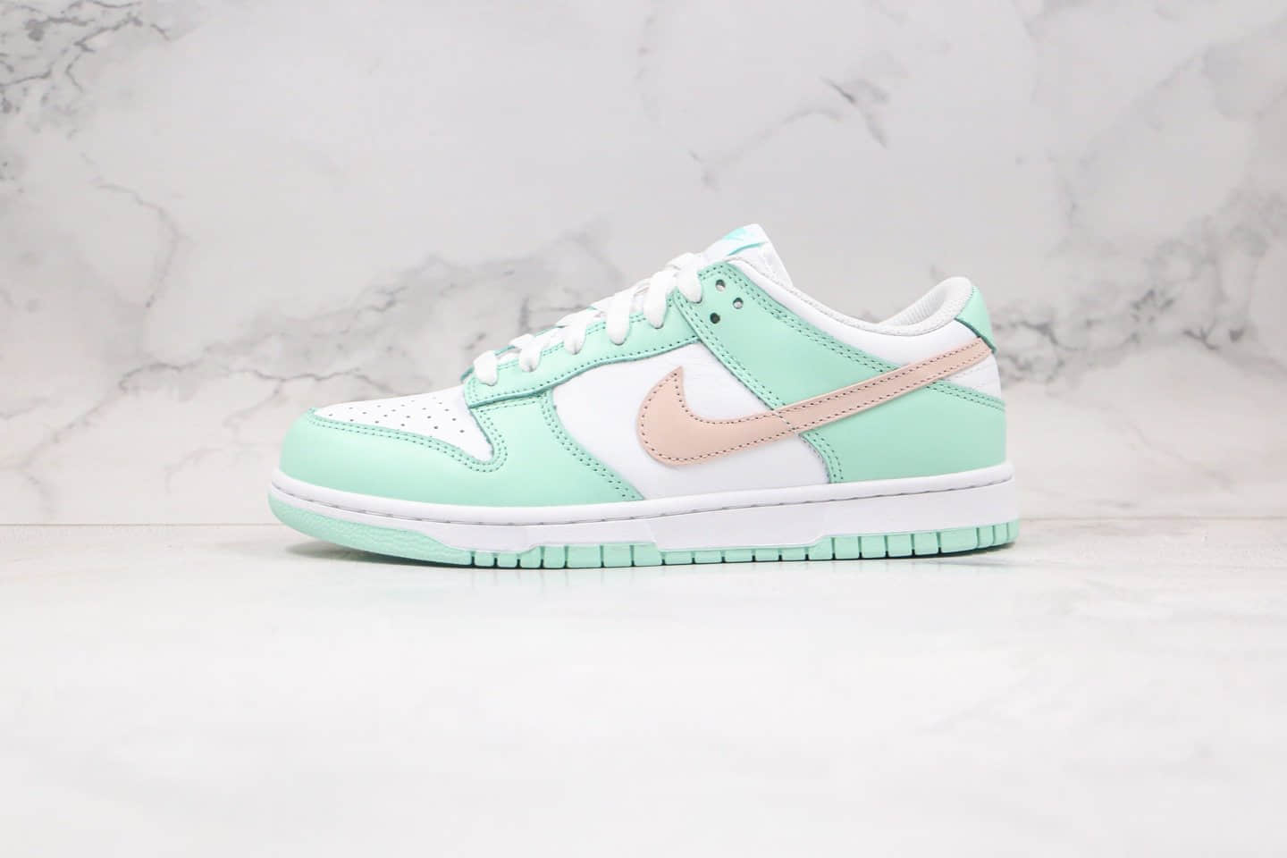 耐克Nike SB Dunk Low Green Tender powder 2021纯原版本低帮SB DUNK板鞋嫩巴黎薄荷绿色内置Zoom气垫 货号:CU1726-111
